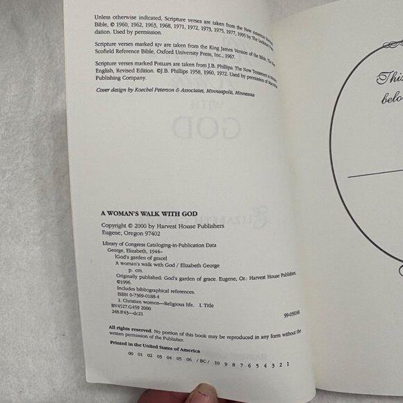 A Womans Walk With God By Elizabeth George Paperback Book - Picture 5 of 9